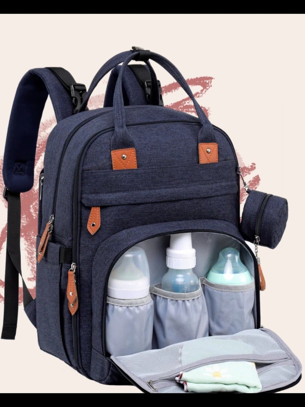 Navy Blue  Original Diaper Bag